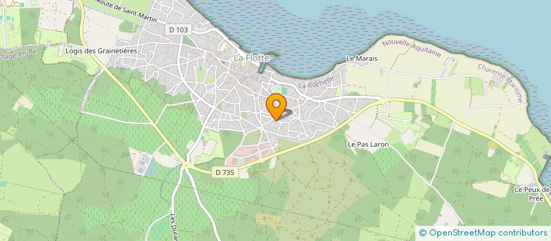 localisation de l'entreprise MADAME DELPHINE GRAND  LA FLOTTE