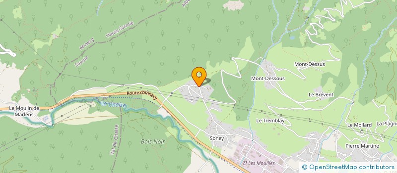 localisation de l'entreprise MADAME DELPHINE GRANDMAISON  UGINE