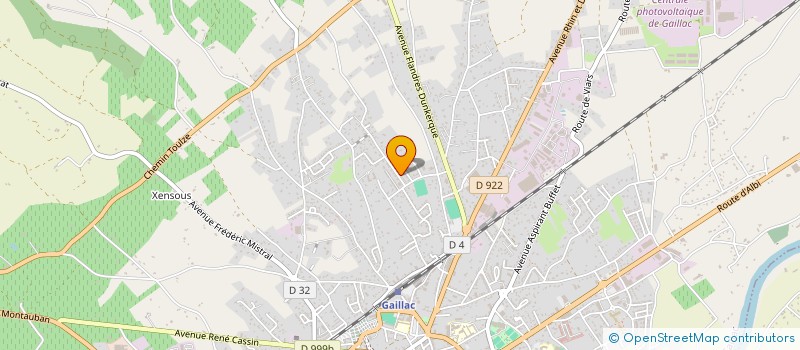 localisation de l'entreprise MADAME DELPHINE GRASSIN  GAILLAC