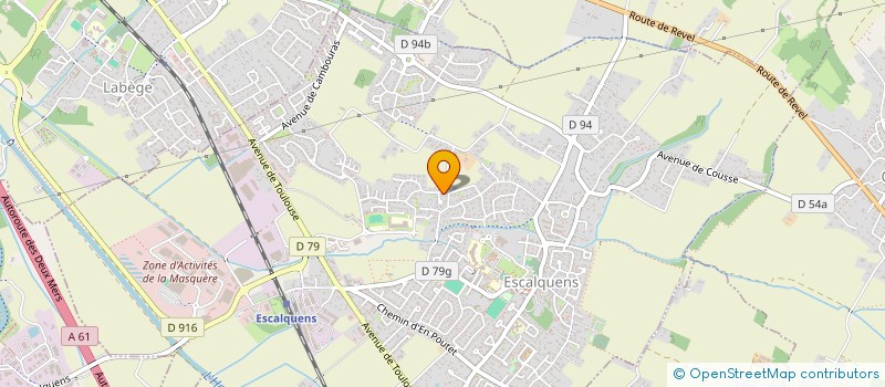 localisation de l'entreprise MADAME DELPHINE GRAVAT  ESCALQUENS