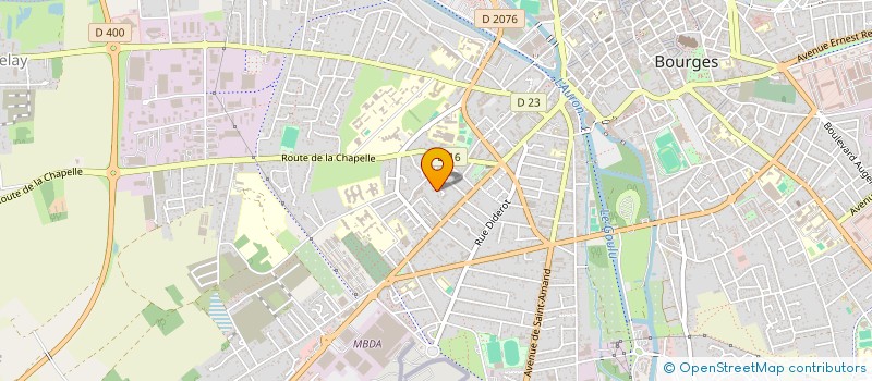 localisation de l'entreprise MADAME DELPHINE GRELET  BOURGES