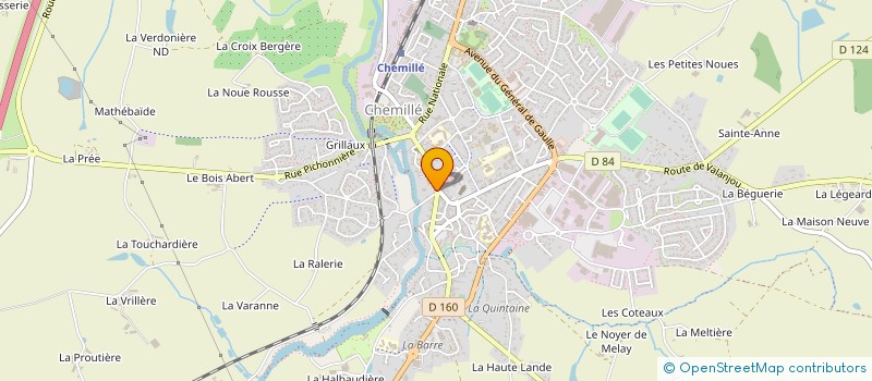 localisation de l'entreprise MADAME DELPHINE GRESILLON à CHEMILLE-EN-ANJOU