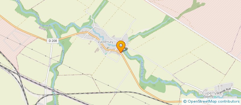 localisation de l'entreprise MADAME DELPHINE GRILLON  VADENAY