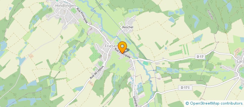 localisation de l'entreprise MADAME DELPHINE GRISVARD  HINDLINGEN