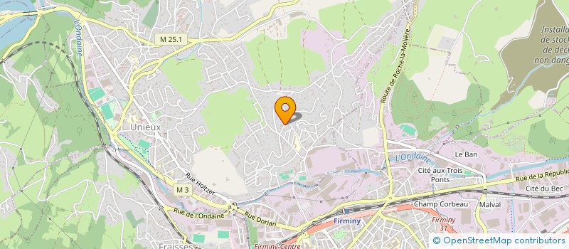 localisation de l'entreprise MADAME DELPHINE GROS  UNIEUX