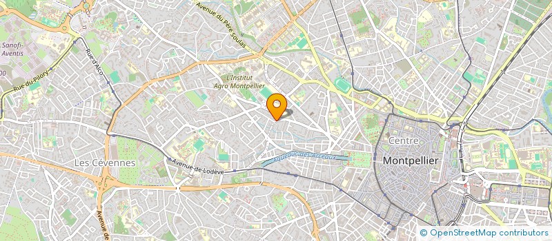 localisation de l'entreprise MADAME DELPHINE GUEDJ  MONTPELLIER