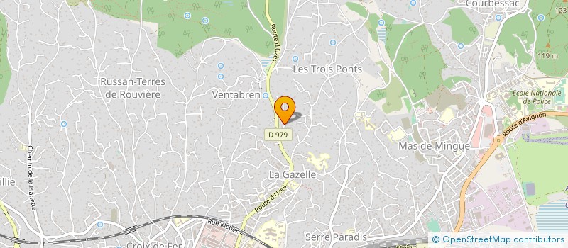 localisation de l'entreprise MADAME DELPHINE GUERY  NIMES