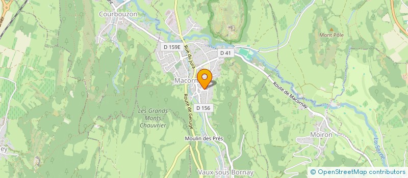 localisation de l'entreprise MADAME DELPHINE GUETTE  MACORNAY