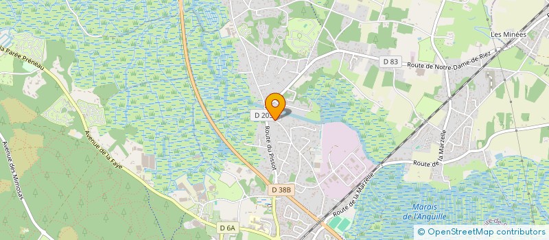 localisation de l'entreprise MADAME DELPHINE GUIBERT  SAINT-HILAIRE-DE-RIEZ