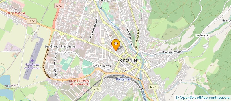localisation de l'entreprise MADAME DELPHINE GUIGNARD à PONTARLIER