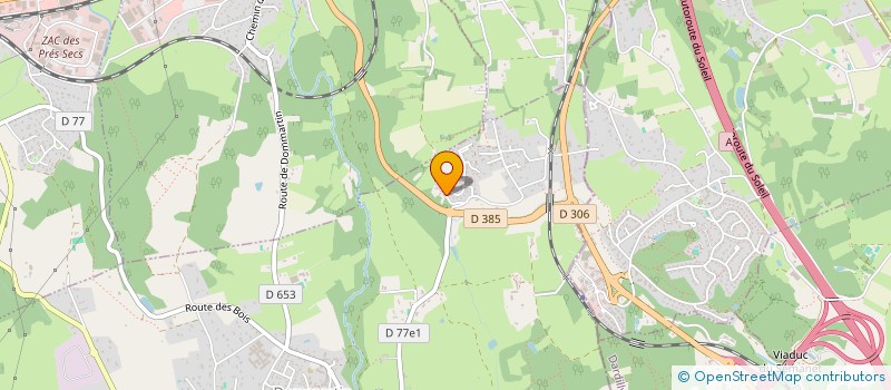 localisation de l'entreprise MADAME DELPHINE GUILLAUME  DOMMARTIN