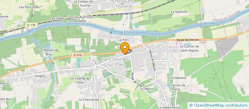 localisation de l'entreprise MADAME DELPHINE GUILLEMIN  SAINT-GEORGES-SUR-CHER