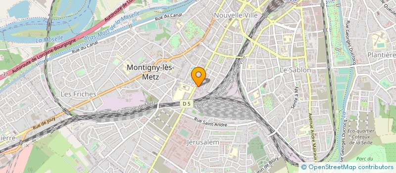 localisation de l'entreprise MADAME DELPHINE GUILLEMIN  METZ