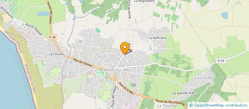 localisation de l'entreprise MADAME DELPHINE GUILLIEN à BREM-SUR-MER