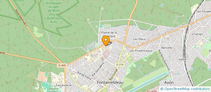 localisation de l'entreprise MADAME DELPHINE GUILLOT à FONTAINEBLEAU