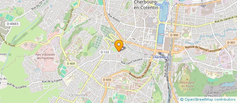 localisation de l'entreprise MADAME DELPHINE GUILMINOT  CHERBOURG-EN-COTENTIN