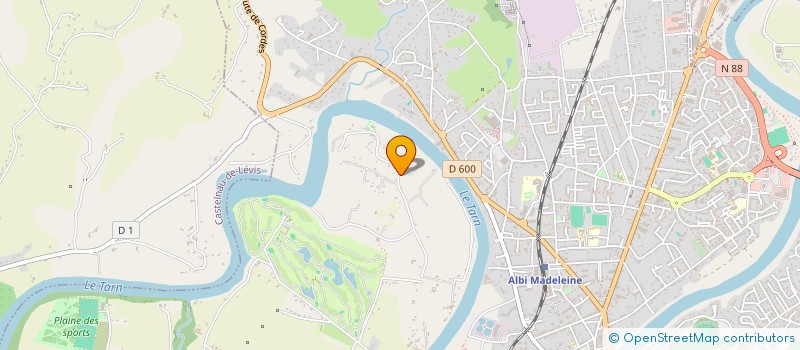 localisation de l'entreprise MADAME DELPHINE GUINOT à ALBI