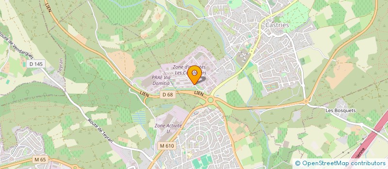 localisation de l'entreprise MADAME DELPHINE GUIRAUDOU  CASTRIES