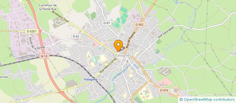 localisation de l'entreprise MADAME DELPHINE GYORI  VALOGNES