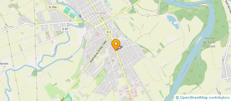 localisation de l'entreprise MADAME DELPHINE HAFFENMEYER  GRENADE SUR GARONNE