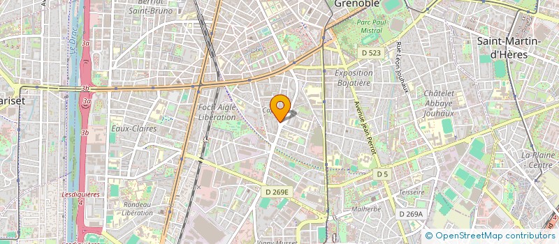 localisation de l'entreprise MADAME DELPHINE HAMMADI à GRENOBLE