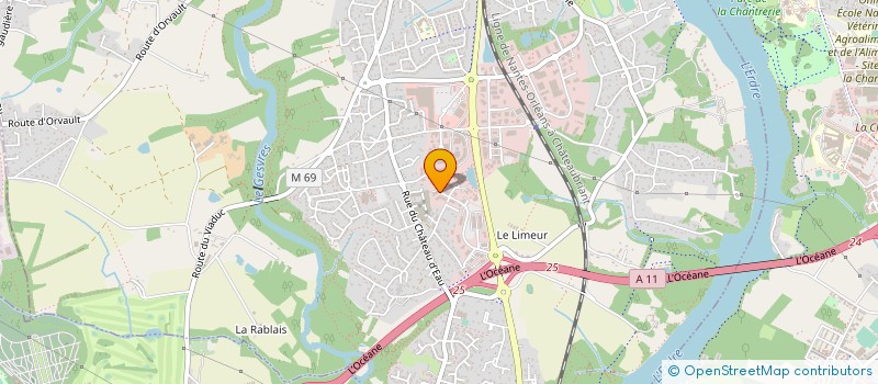 localisation de l'entreprise MADAME DELPHINE HAMON  LA CHAPELLE-SUR-ERDRE