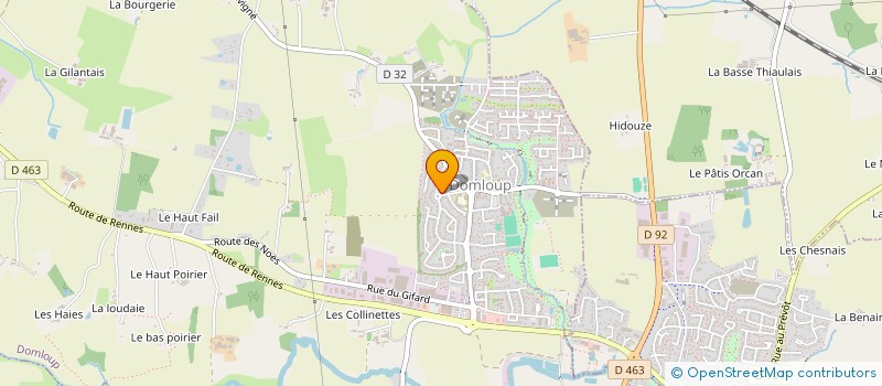 localisation de l'entreprise MADAME DELPHINE HATTRY  DOMLOUP