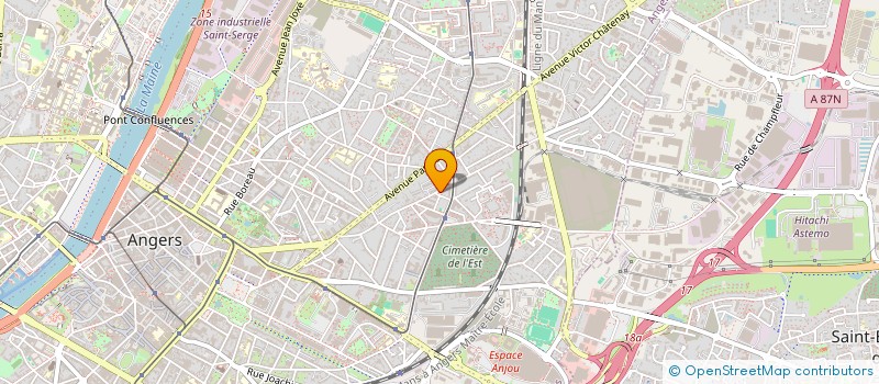 localisation de l'entreprise MADAME DELPHINE HAYE  ANGERS