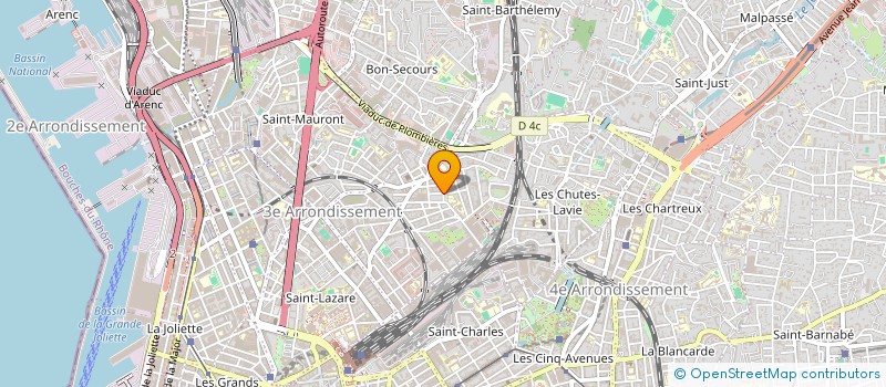 localisation de l'entreprise MADAME DELPHINE HEBERT à MARSEILLE