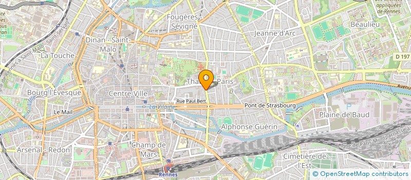 localisation de l'entreprise MADAME DELPHINE HEMBACHER  RENNES