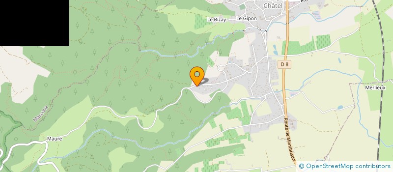 localisation de l'entreprise MADAME DELPHINE HENRI  MARCILLY-LE-CHATEL