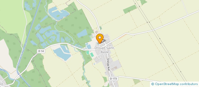 localisation de l'entreprise MADAME DELPHINE HERBIN  DROUPT-SAINT-BASLE