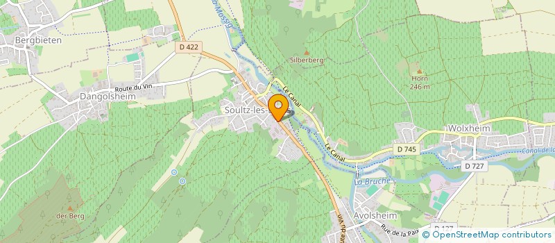 localisation de l'entreprise MADAME DELPHINE HERRADA  SOULTZ-LES-BAINS