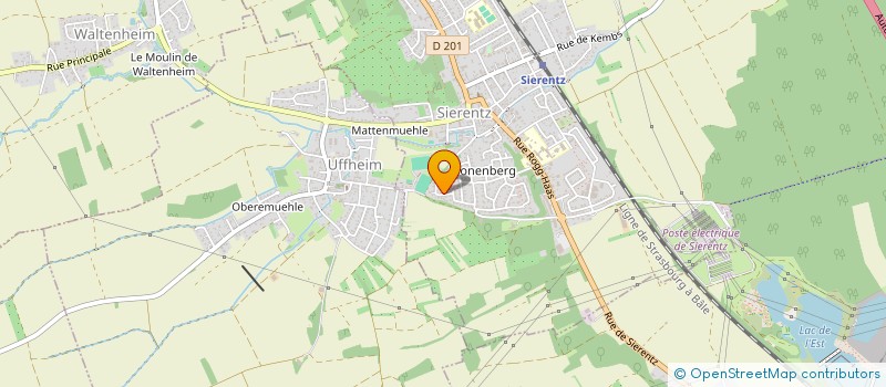 localisation de l'entreprise MADAME DELPHINE HERUBEL  SIERENTZ