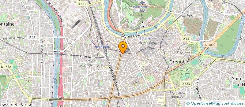 localisation de l'entreprise MADAME DELPHINE HIVERNAUD  GRENOBLE