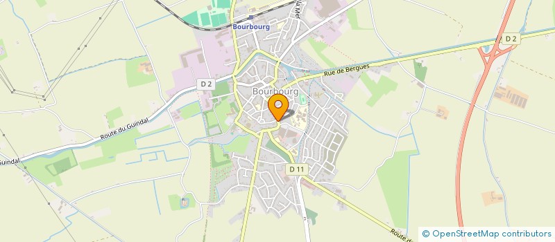 localisation de l'entreprise MADAME DELPHINE HOEDTS  BOURBOURG