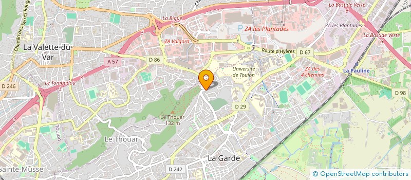 localisation de l'entreprise MADAME DELPHINE HOORNAERT-LOMBARD à LA GARDE