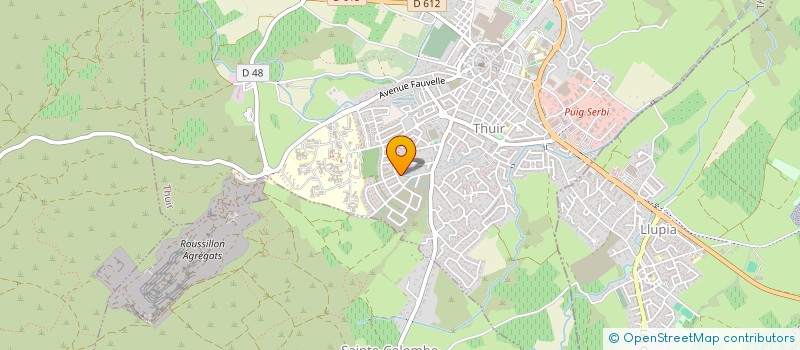 localisation de l'entreprise MADAME DELPHINE HOUCHET  THUIR