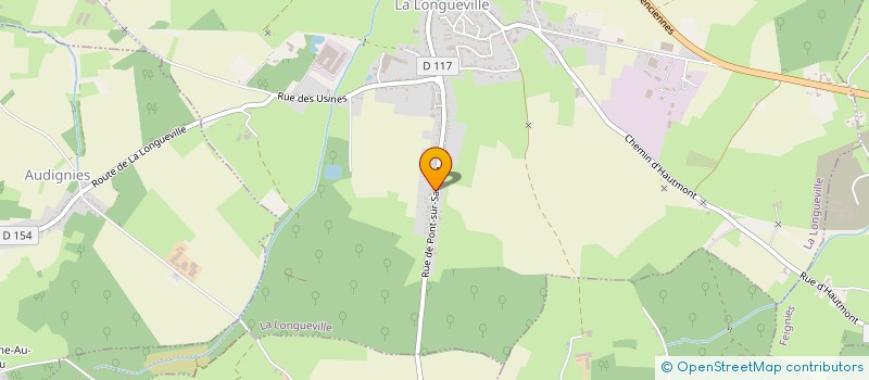 localisation de l'entreprise MADAME DELPHINE HOUSSIERE  LA LONGUEVILLE