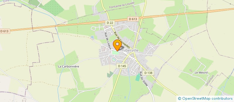 localisation de l'entreprise MADAME DELPHINE HUBLIN à THIBERVILLE