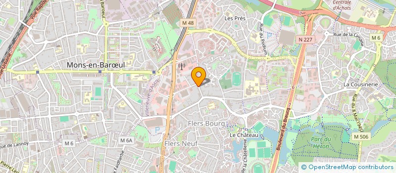 localisation de l'entreprise MADAME DELPHINE HUGLO à VILLENEUVE-D'ASCQ