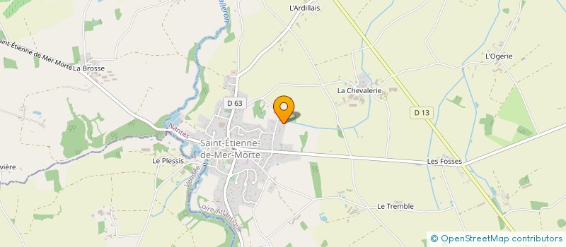 localisation de l'entreprise MADAME DELPHINE HUGONOT  MACHECOUL-SAINT-MEME