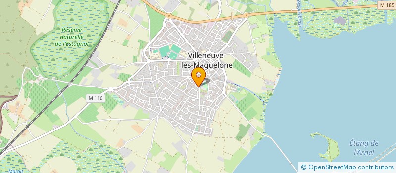 localisation de l'entreprise MADAME DELPHINE HUGOUNENC  VILLENEUVE-LES-MAGUELONE