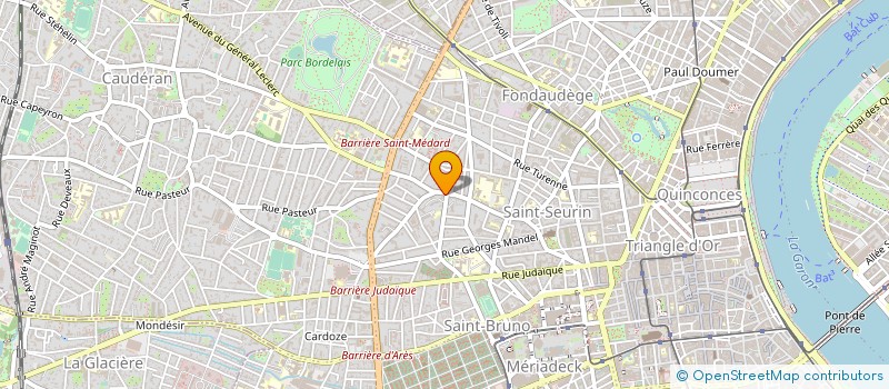 localisation de l'entreprise MADAME DELPHINE HUILLIER à BORDEAUX