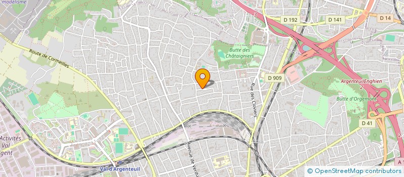 localisation de l'entreprise MADAME DELPHINE IEMMOLA  ARGENTEUIL