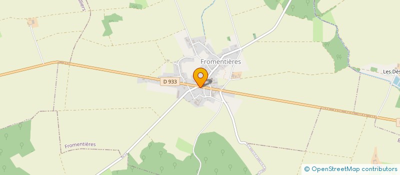 localisation de l'entreprise MADAME DELPHINE INIZAN  FROMENTIERES