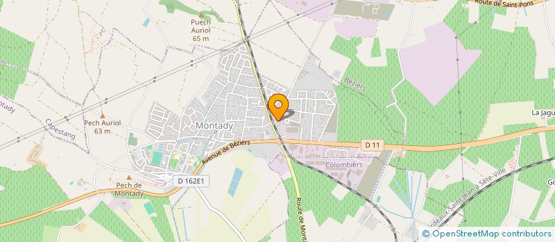 localisation de l'entreprise MADAME DELPHINE IRLES  MONTADY