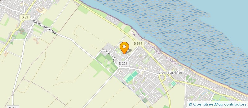 localisation de l'entreprise MADAME DELPHINE ISSAD  LION-SUR-MER