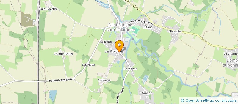 localisation de l'entreprise MADAME DELPHINE JACQUET à SAINT-ETIENNE-SUR-CHALARONNE