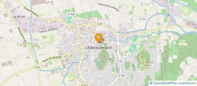 localisation de l'entreprise MADAME DELPHINE JACQUET  CHATEAURENARD